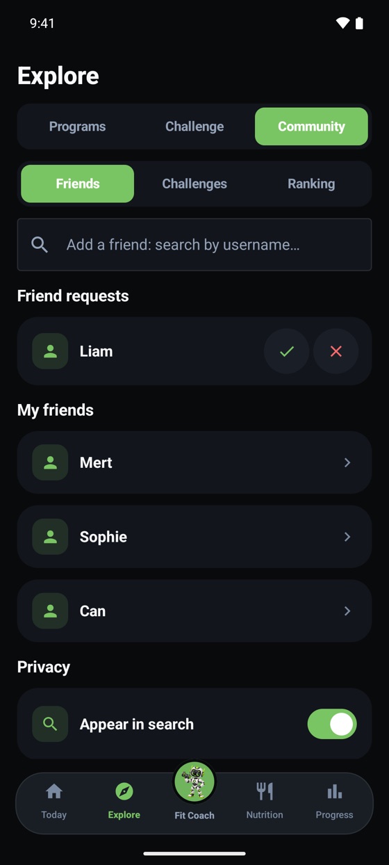 Community: friends